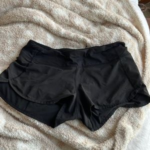 Lululemon Black Speed Up Short